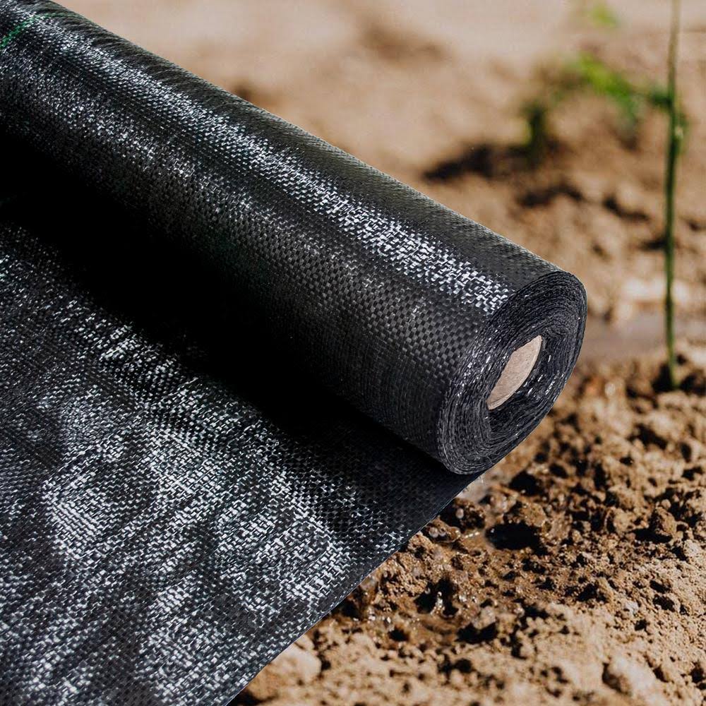 6ft X300Ft Heavy Duty Woven Weed Barrier Landscape Fabric T96509