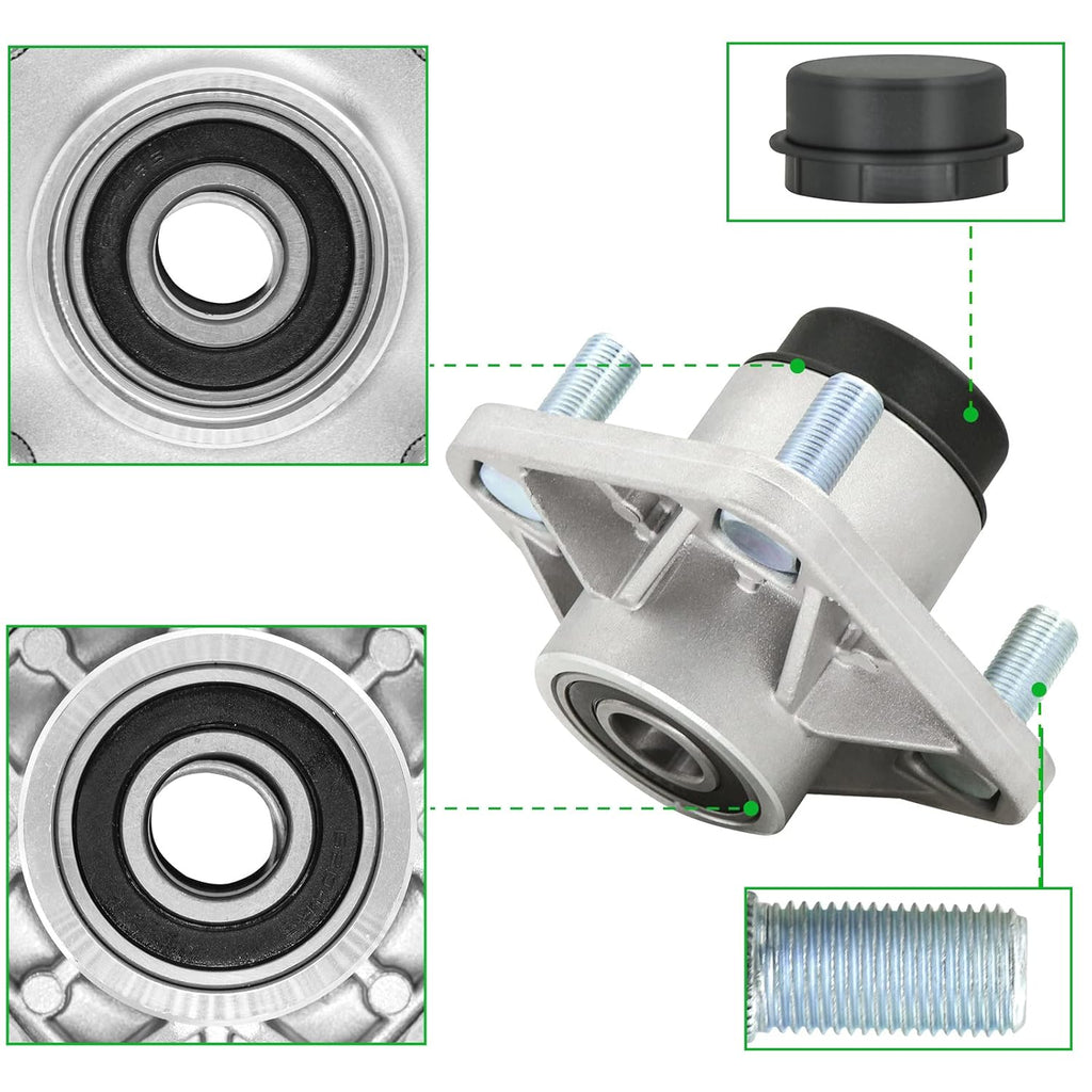 2Pcs Front Wheel Hub Assembly with Bearings X689