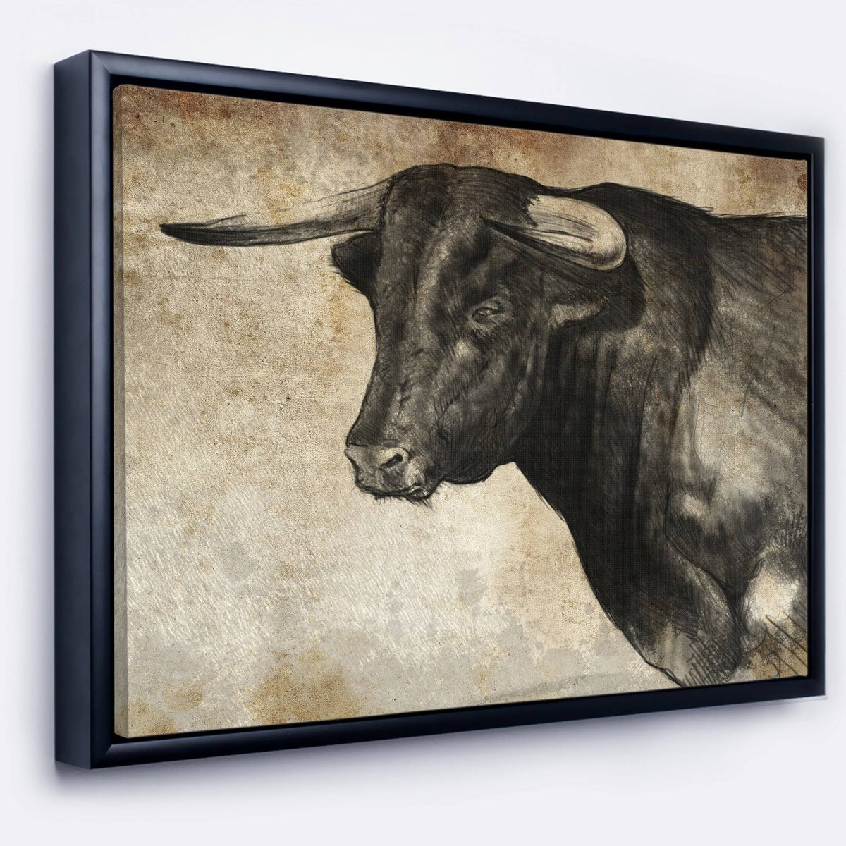 Multi Color Framed Canvas Animal Art I569