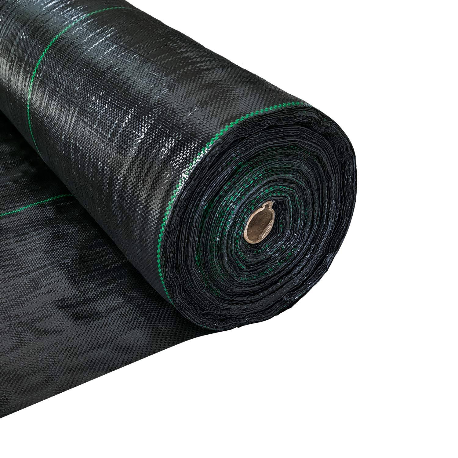 6ft X300Ft Heavy Duty Woven Weed Barrier Landscape Fabric T96509