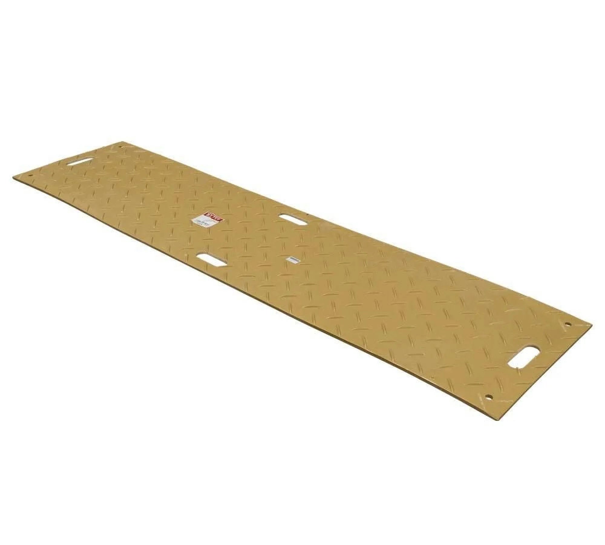 4 Pcs Tan Ground Protection Mats, 2' x 8', Heavy Equipment Mats D273618