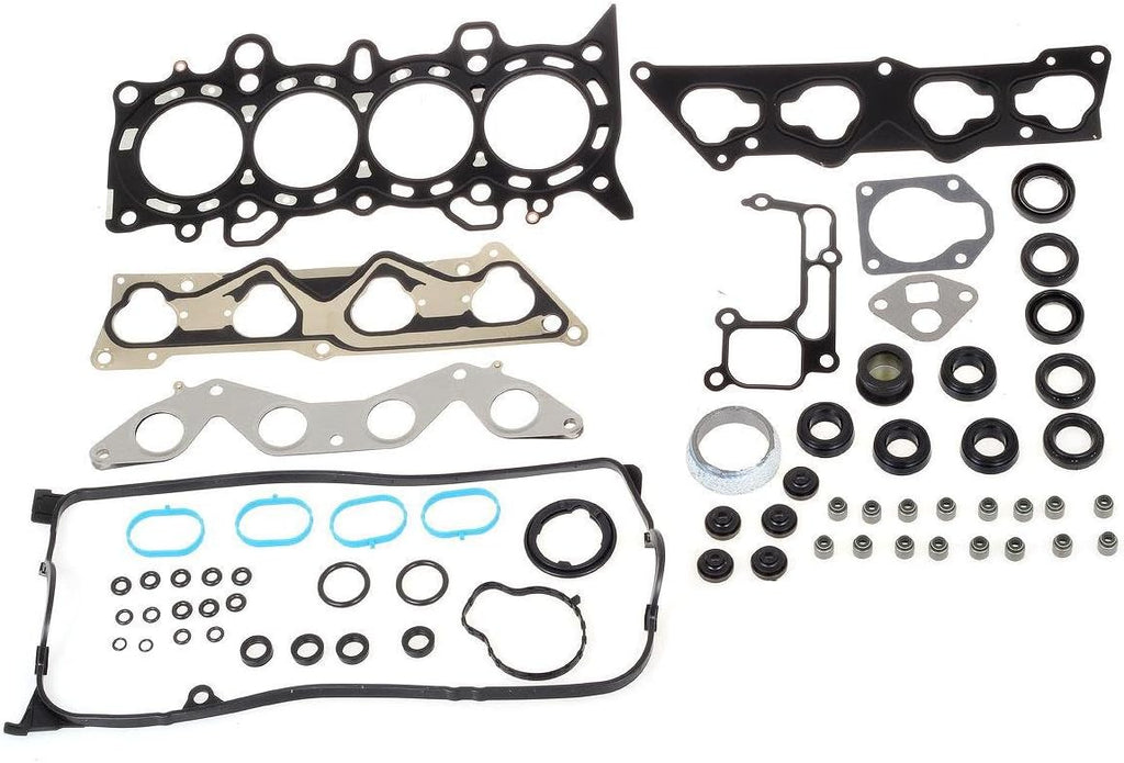 Head Gasket Set with Head Bolts Compatible with Civic DX LX 2001-2005 VTEC D17A1 1.7L Pack of 2 A850849