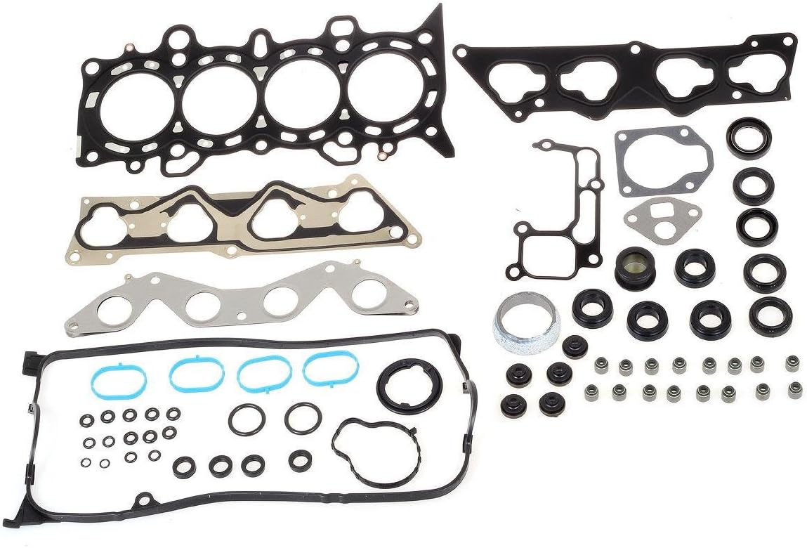 Head Gasket Set with Head Bolts Compatible with Civic DX LX 2001-2005 VTEC D17A1 1.7L Pack of 2 A850849