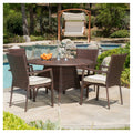 5 Piece Wicker Patio Dining Set A519