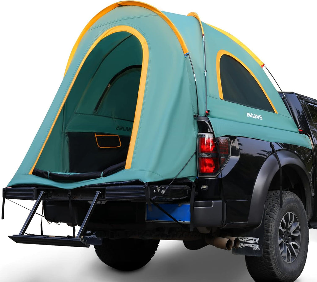 Truck Bed Tent with Rainfly for 5.5-6 FT Truck Bed - 2 Person Waterproof Double Layer Tent Y583740