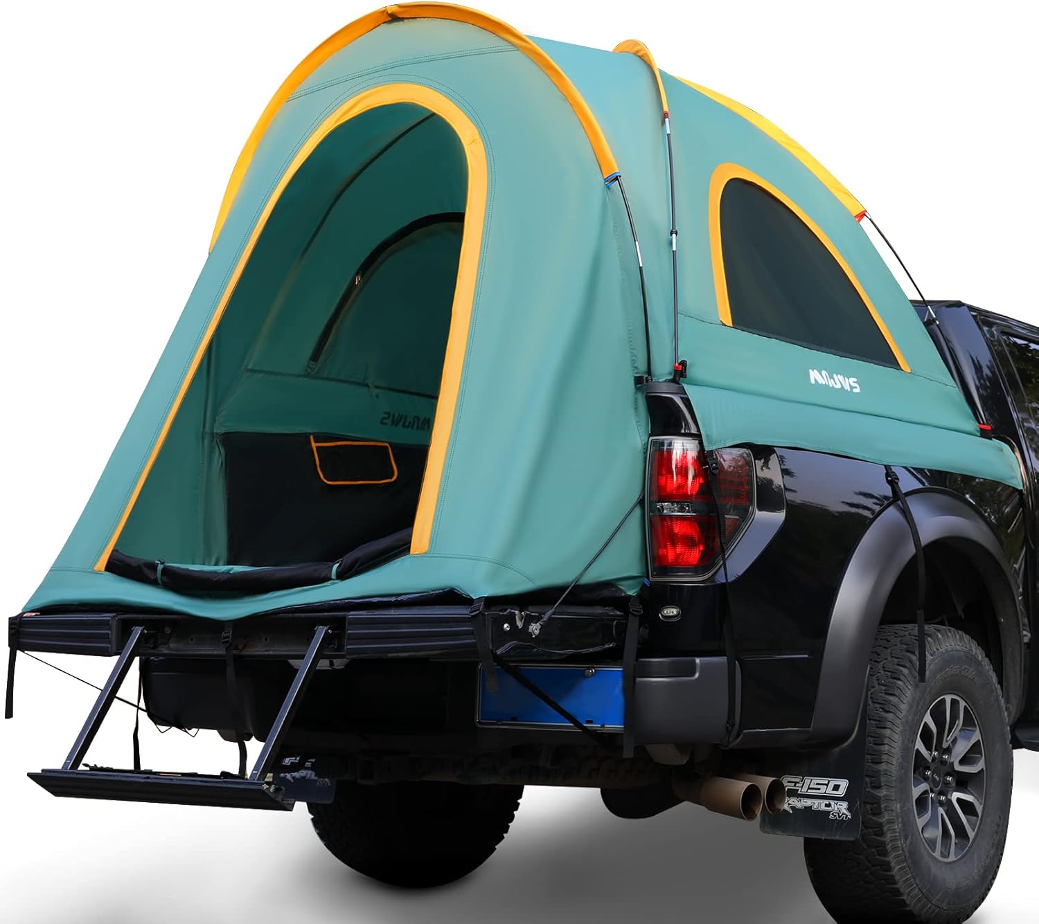 Truck Bed Tent with Rainfly for 5.5-6 FT Truck Bed - 2 Person Waterproof Double Layer Tent Y583740