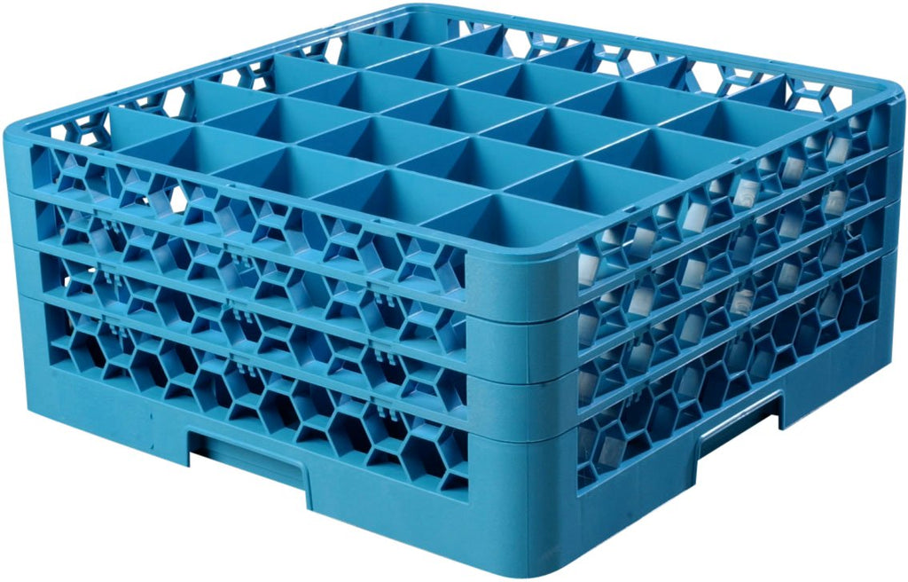 Blue Glass Rack with 3 Extenders, Pack of 2 Y226859