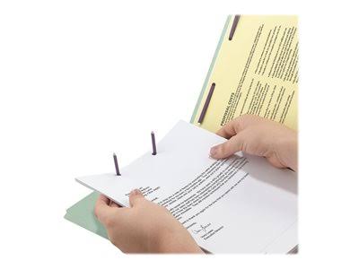 Legal Size End Tab Classification Folders with Fasteners, 25 Box A288181