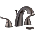 Venetian Bronze Plated Widespread Bathroom Faucet with Pop-Up Y1851