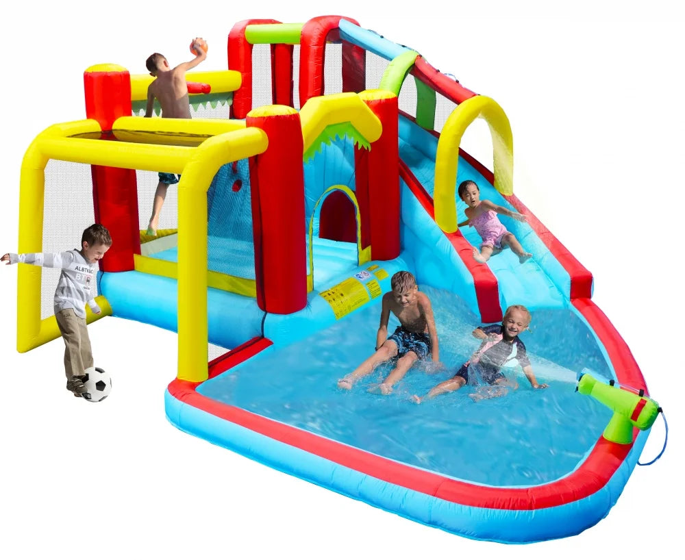Multicolor Inflatable Water Park Bounce House T7412