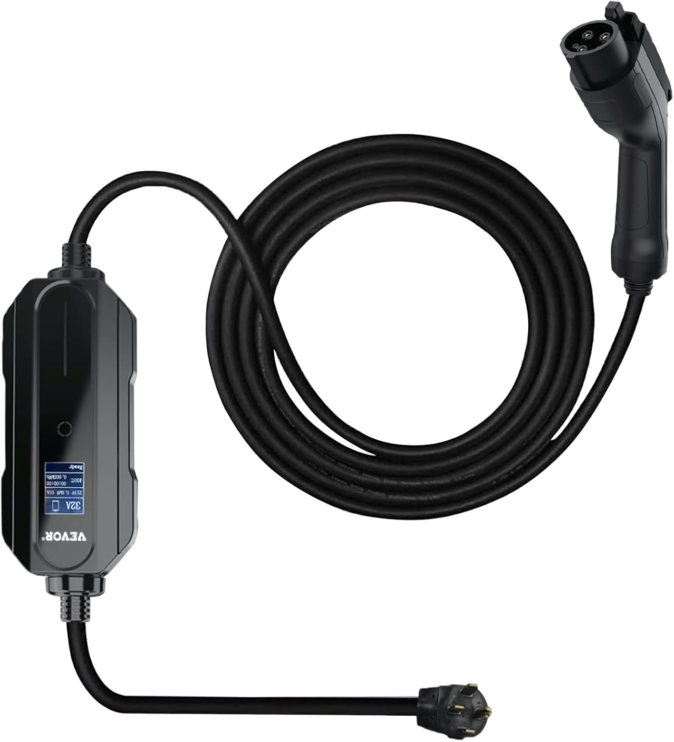 Portable 32 Amp EV Charger with 25 ft J1772 Charging Cable G290