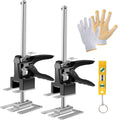 2 Packs 12in Arm Tool Jack Hand Tool Jack Set Heavy Duty Cabinet Lifter B850078