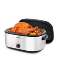 22 Quart Electric Roaster Oven with High-Dome & Self-Basting Lid, Stainless Steel K8063