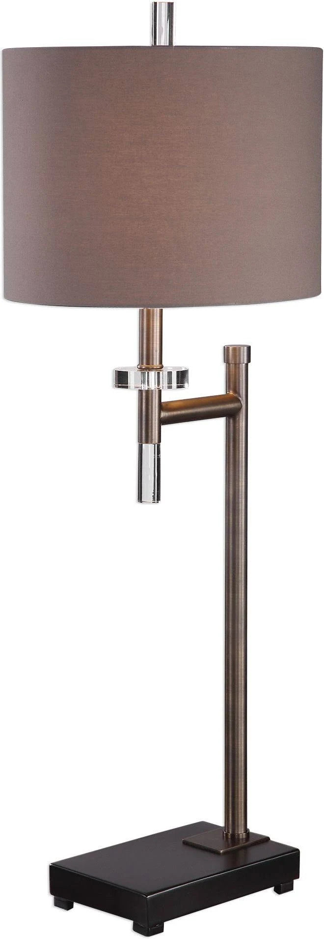 Dark Bronze Buffet Lamp O598