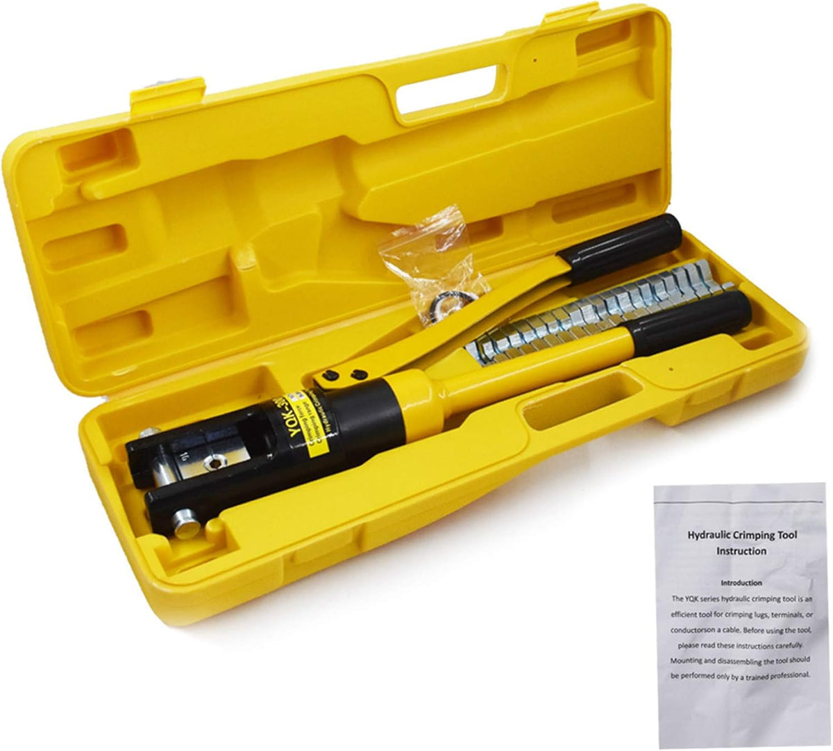 16 Ton Hydraulic Wire Crimper Crimping Tool with 11 Dies, Pack of 2 S271756