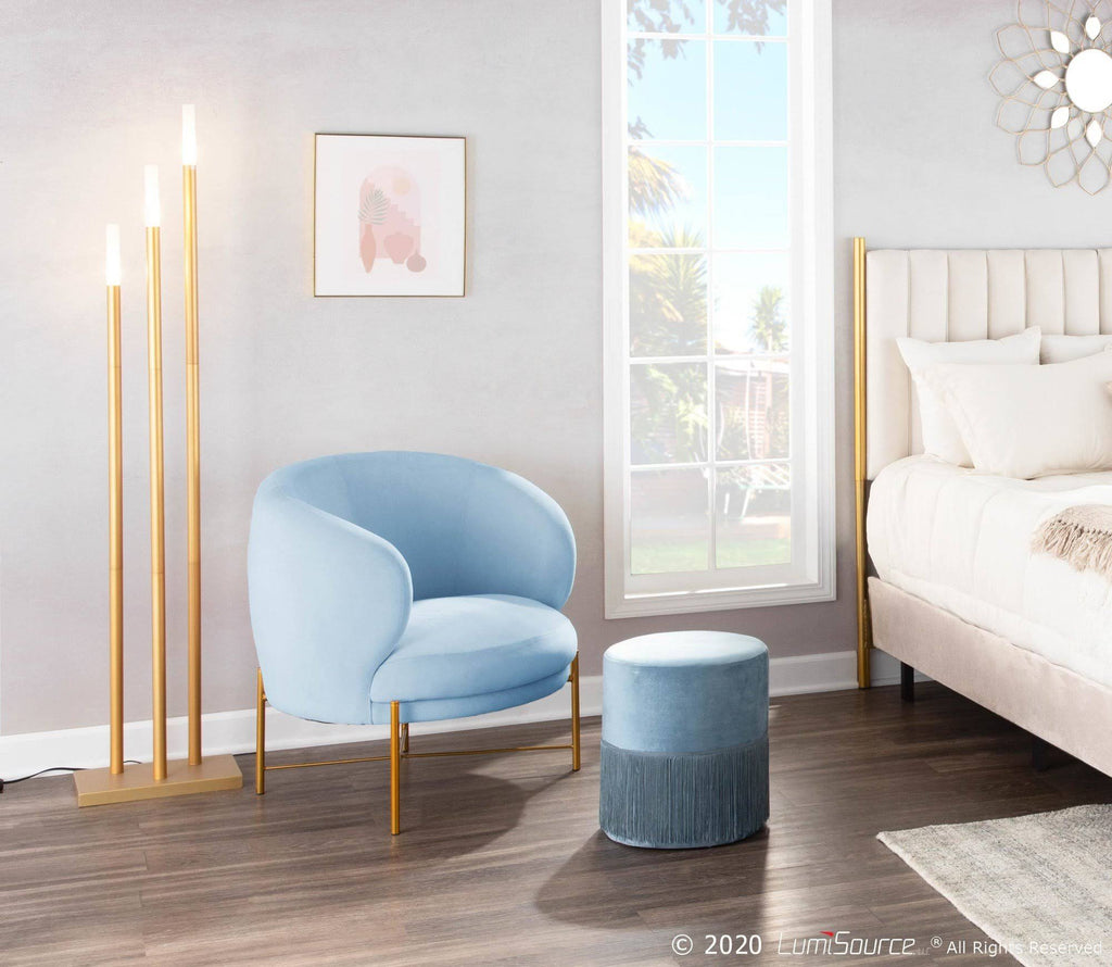 Gold Metal Floor Lamp E3455