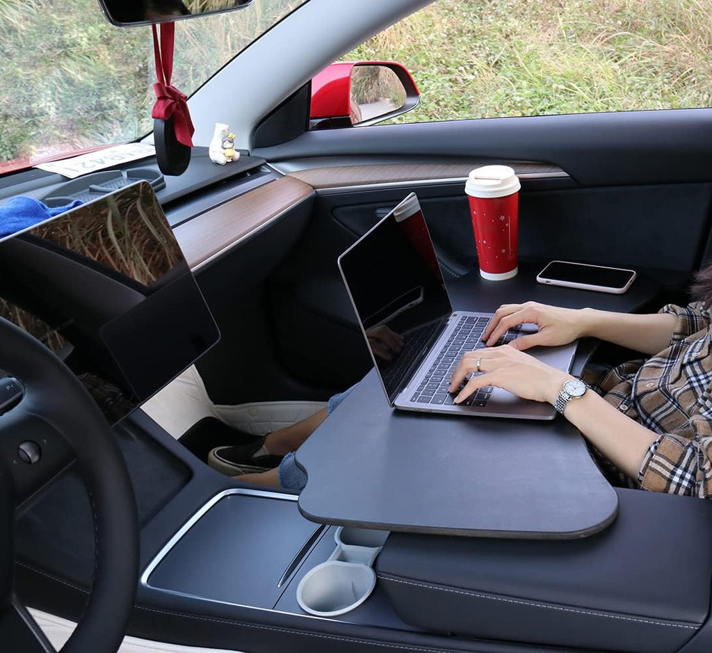 Car Laptop Desk Tray for Tesla Model Y Model 3 E404