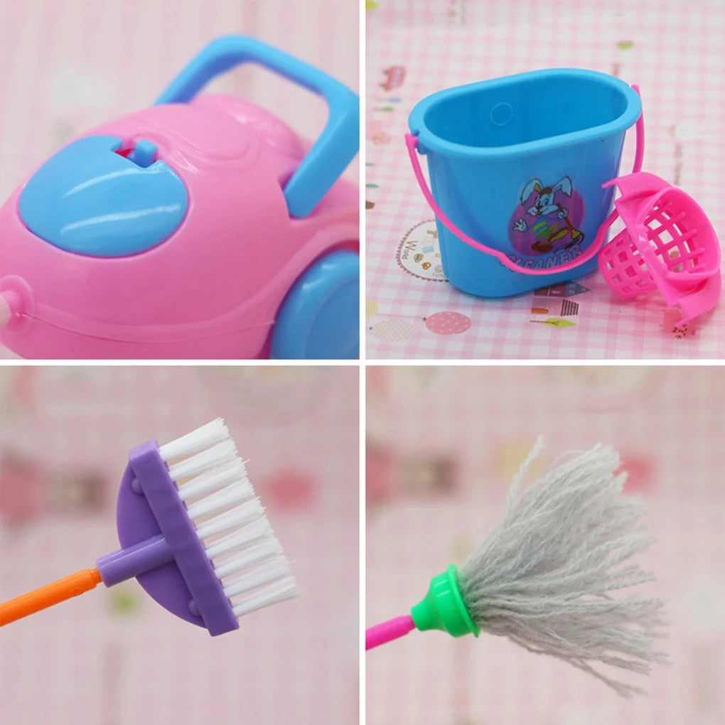 Miniature House Cleaning Tool Doll House Accessories T853156