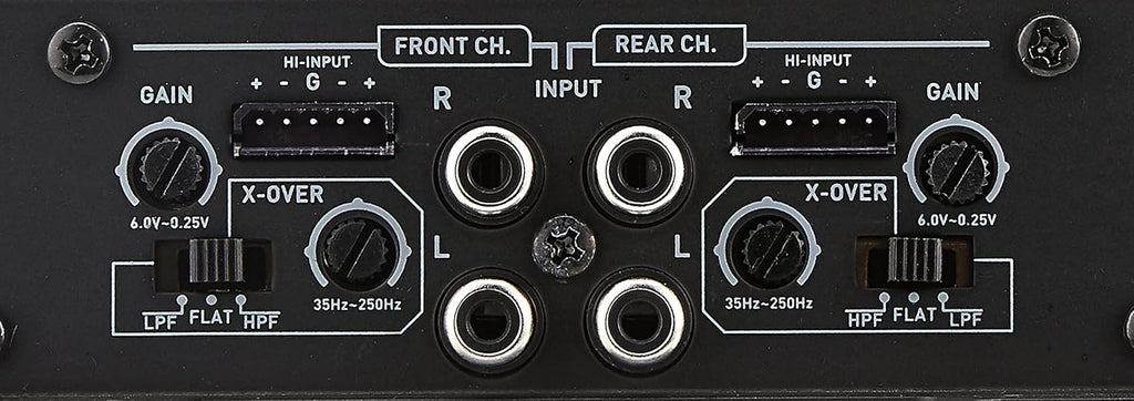 Gray 4-Channel Class D Amplifier Q5147