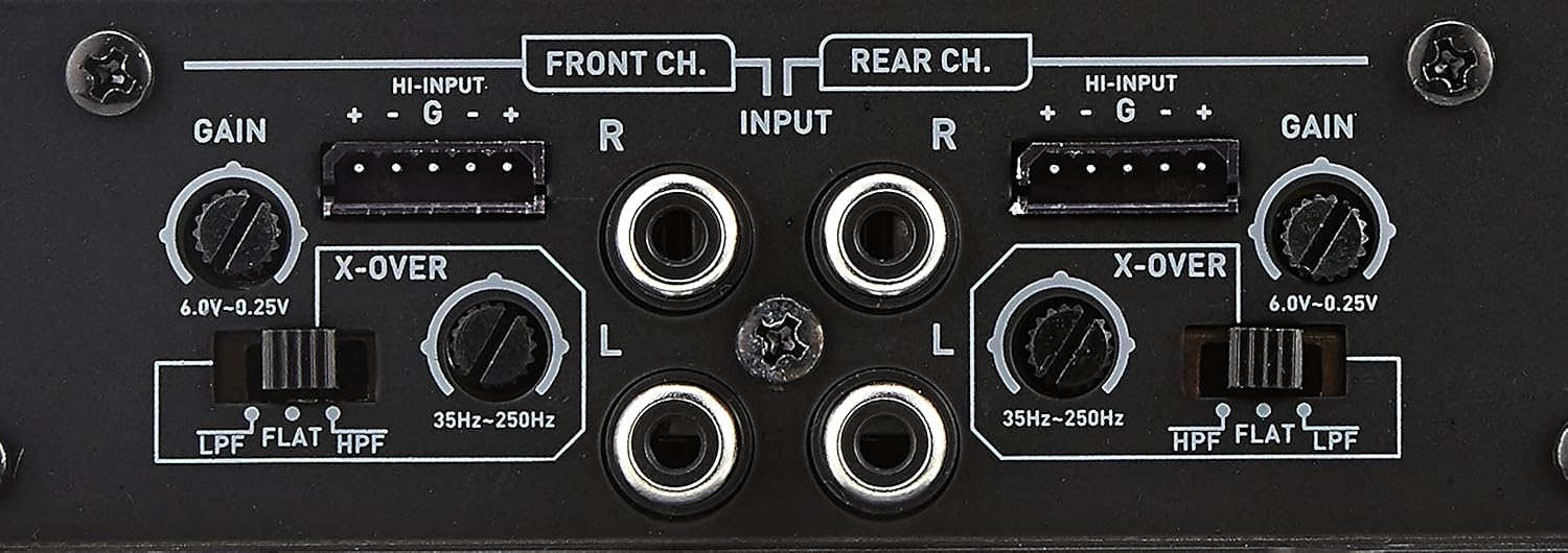 Gray 4-Channel Class D Amplifier Q5147