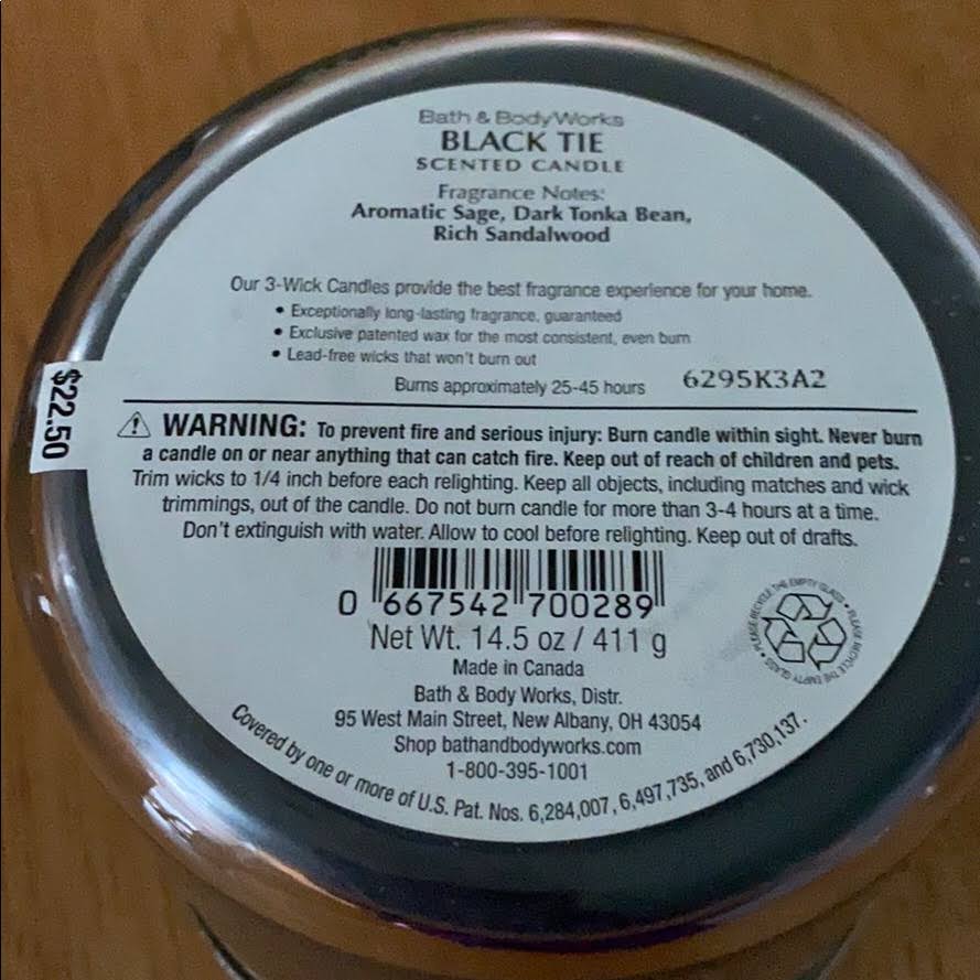 3-Wick Candle G368