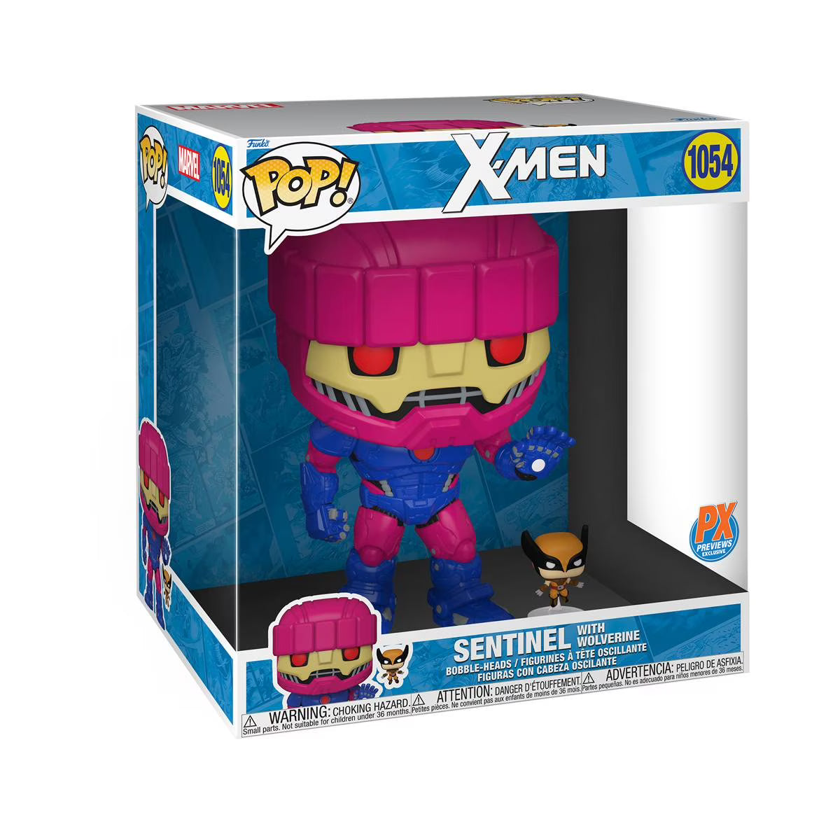 Marvel X-Men Sentinel with Wolverine 10" Funko Pop! Vinyl Figure X48140