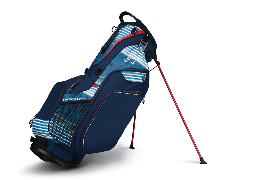 Titanium Red Black Stand Bag V756