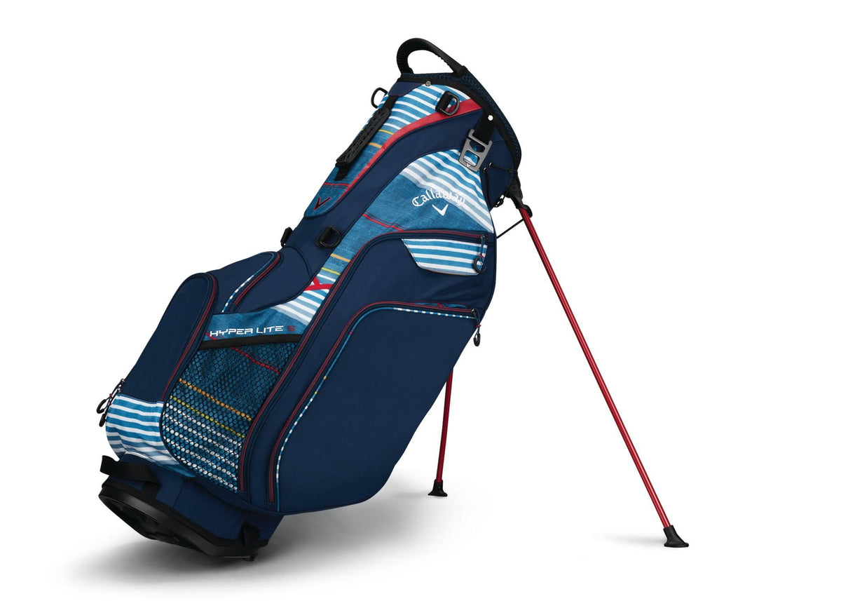 Titanium Red Black Stand Bag V756