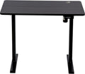 Black Rustic Brown Electric Height Adjustable Standing Desk E346