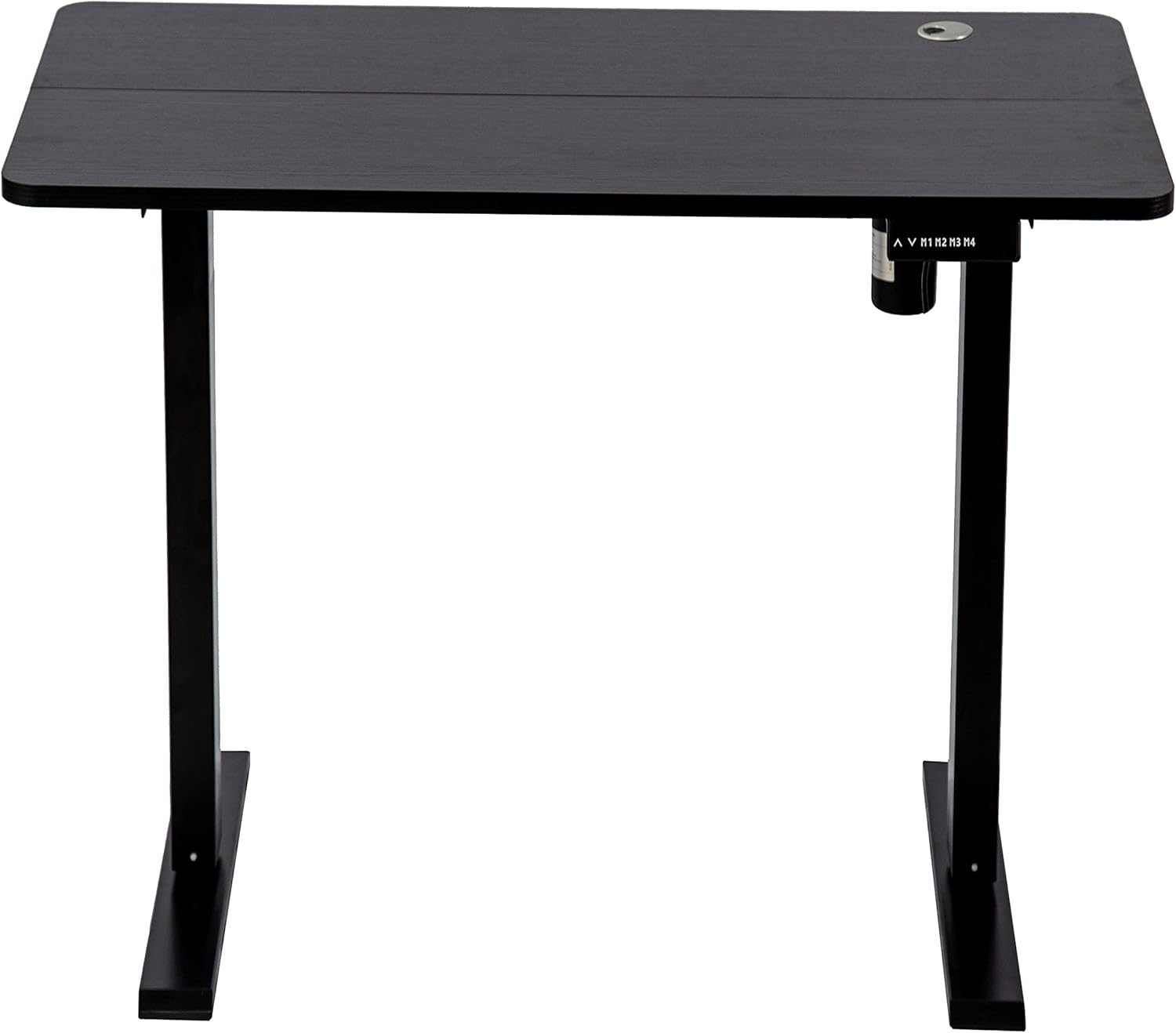 Black Rustic Brown Electric Height Adjustable Standing Desk E346