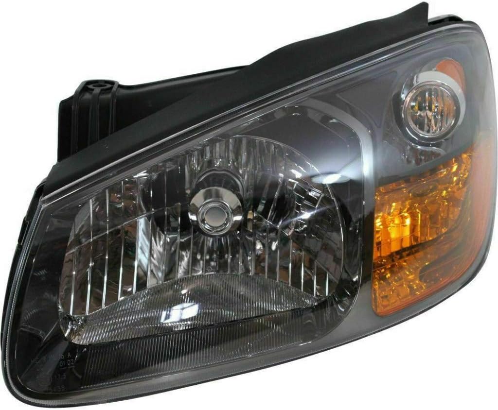 Kia Spectra5 Headlight Assembly 2008 2009 Pair Q504251