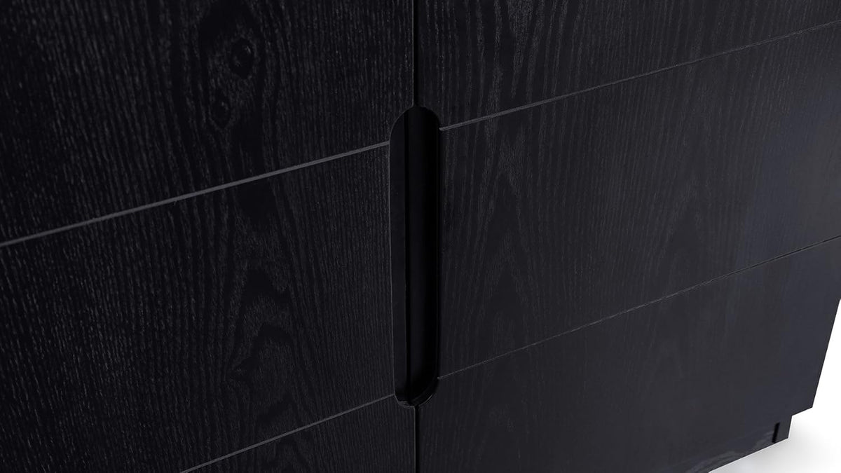 Black Oak 2 Door Storage Printer Cabinet X112877