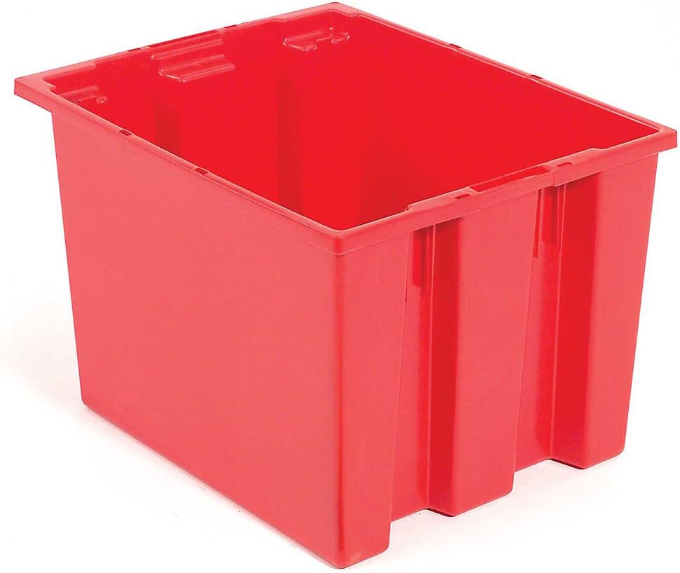 Red Shipping Container No Lid, Lot of 3 W6288