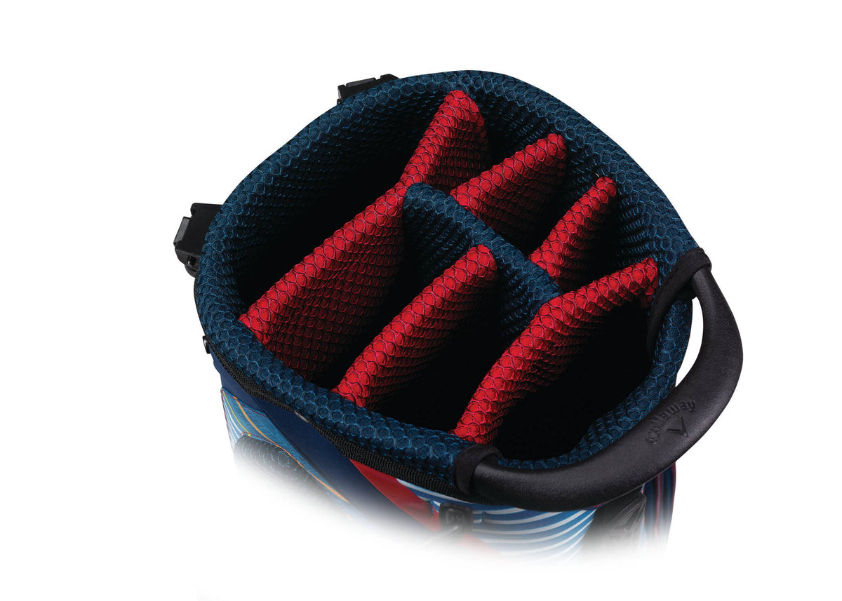 Titanium Red Black Stand Bag V756