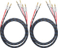 Bi-Wire Speaker Cable with Banana Plugs, 1pair Set (3M) G780