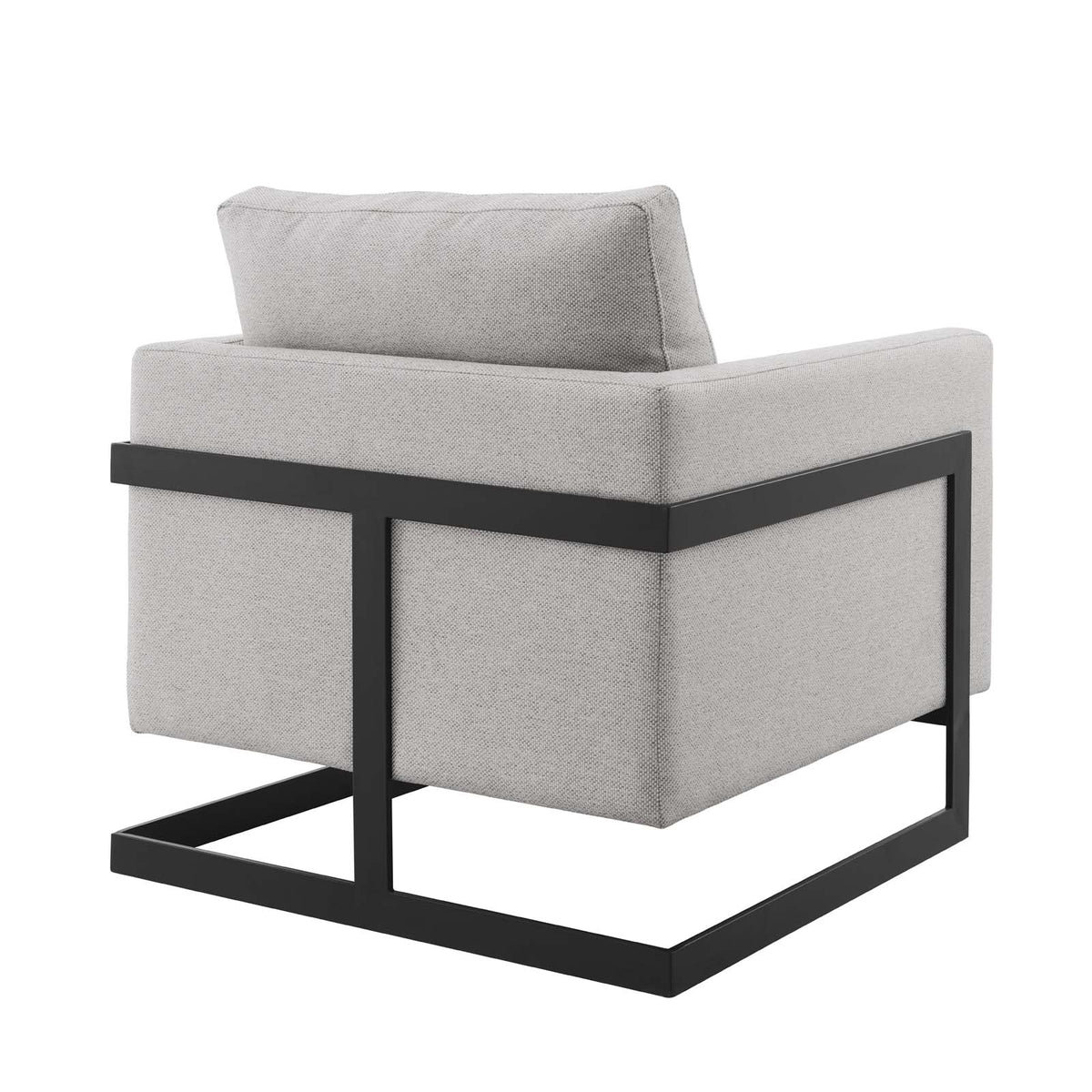 Black Camel Upholstered Fabric Accent Chair E775