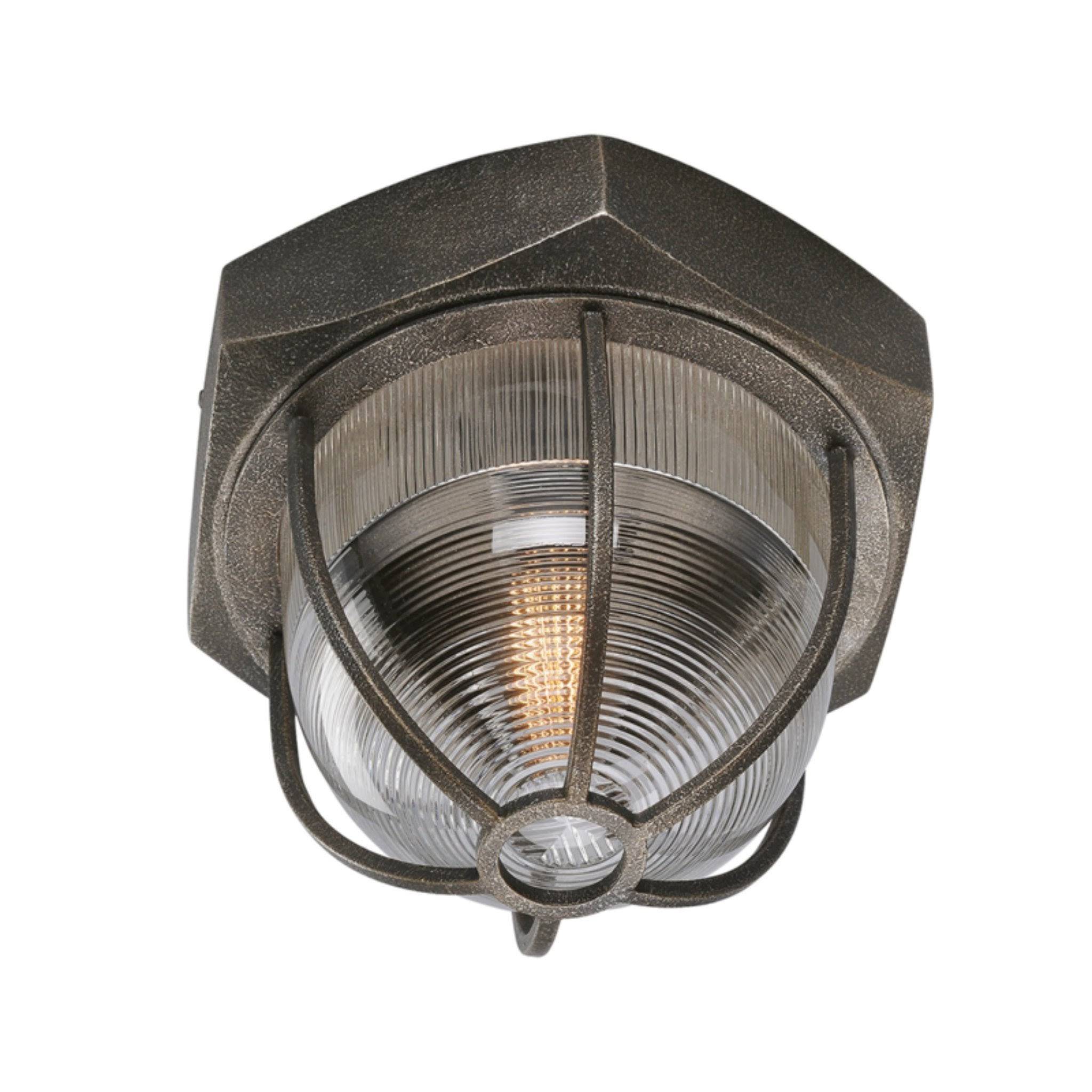 Aged Silver Flush Mount W168517