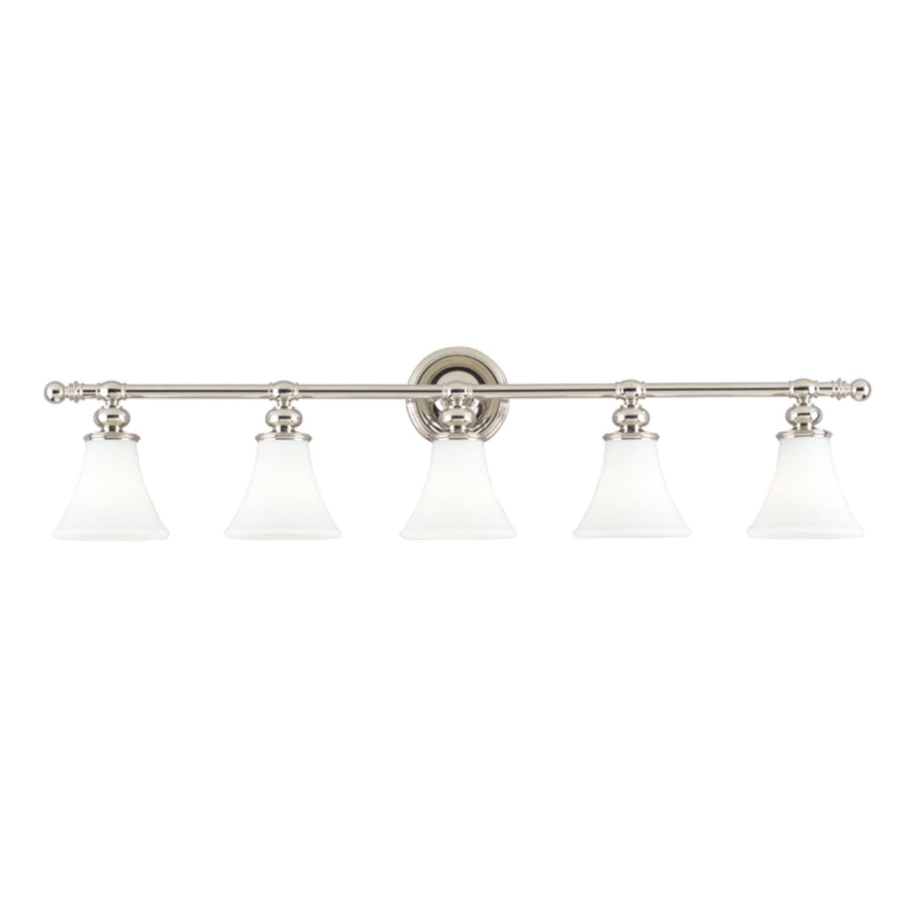 Polished Nickel 5 Light Bath Bracket M2449