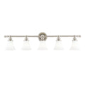 Polished Nickel 5 Light Bath Bracket M2449
