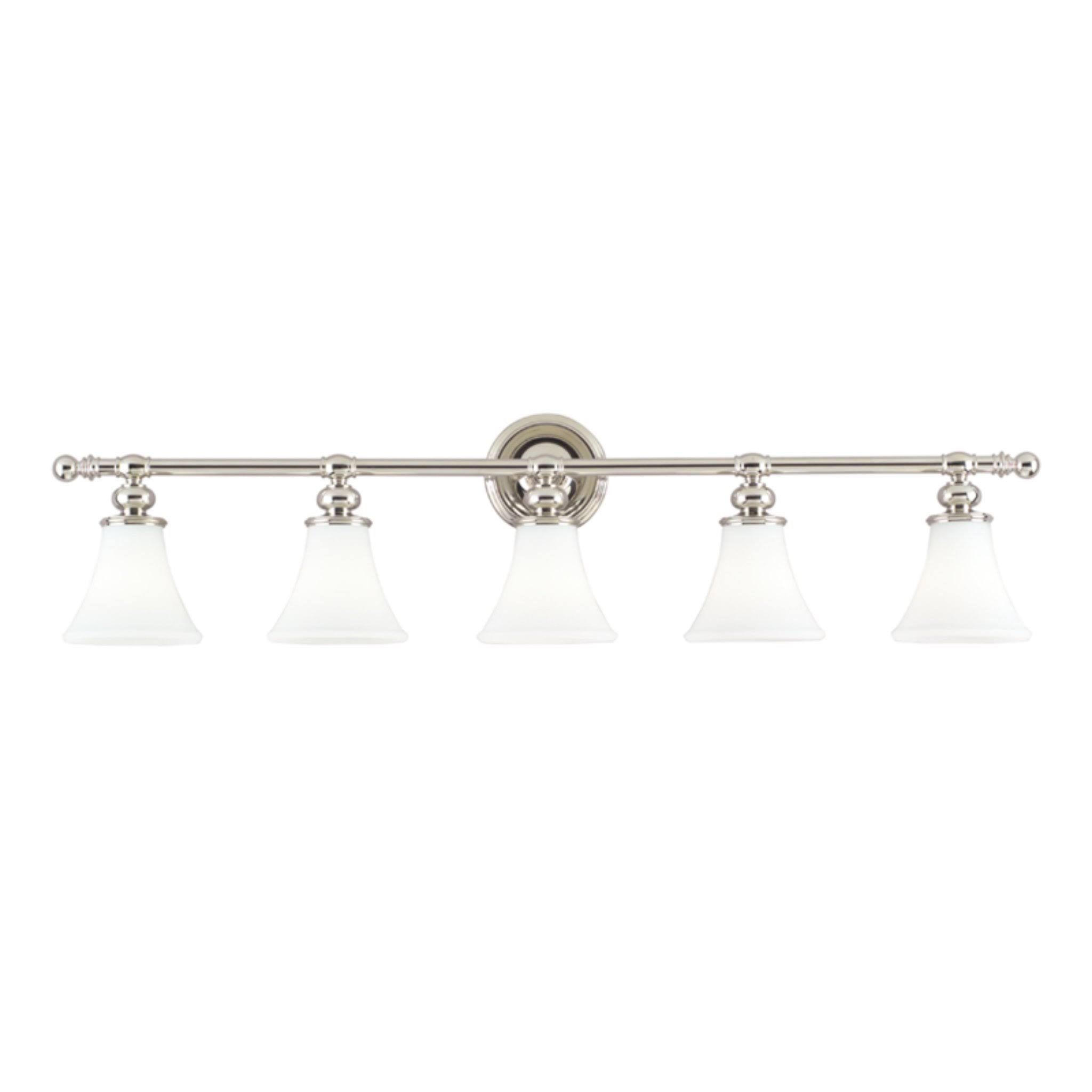 Polished Nickel 5 Light Bath Bracket M2449
