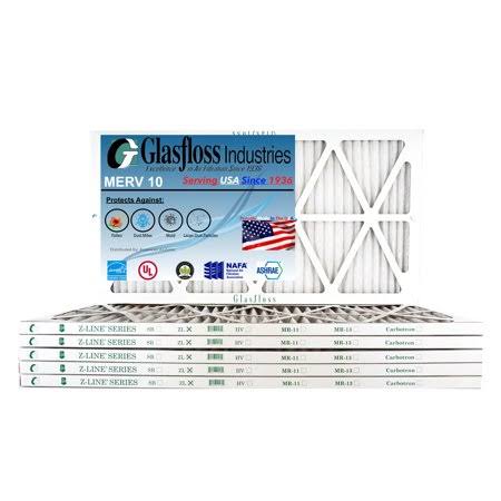14x27x1 MERV 10 Furnace Air Filter, Qty: 6 X25660