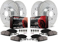 Z23 Carbon Fiber Brake Pads with Drilled & Slotted Brake Rotors Kit P2787