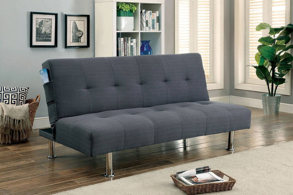 Gray Futon Sofa E1169