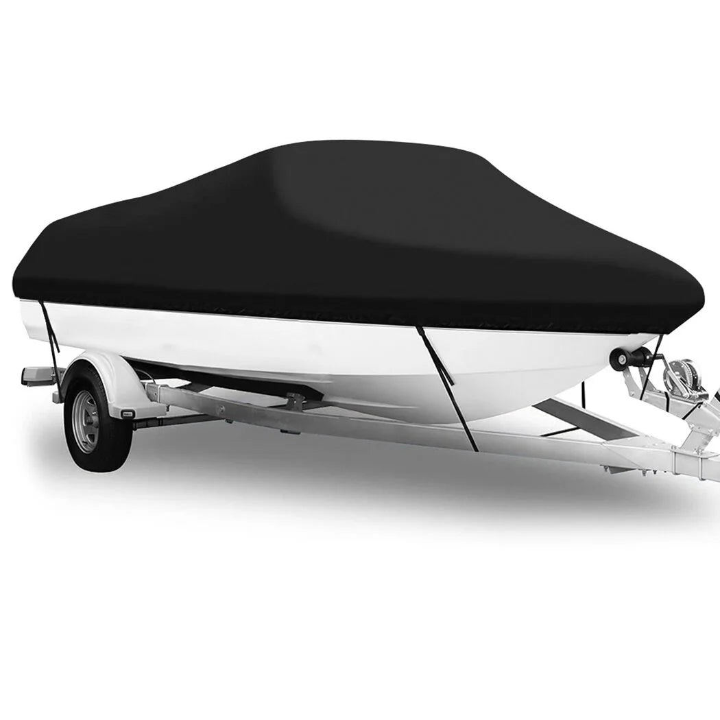 Boat Cover for V-Hull Runabouts Outboards and I/O Bass Boats, Fits up to 20-22ft K909