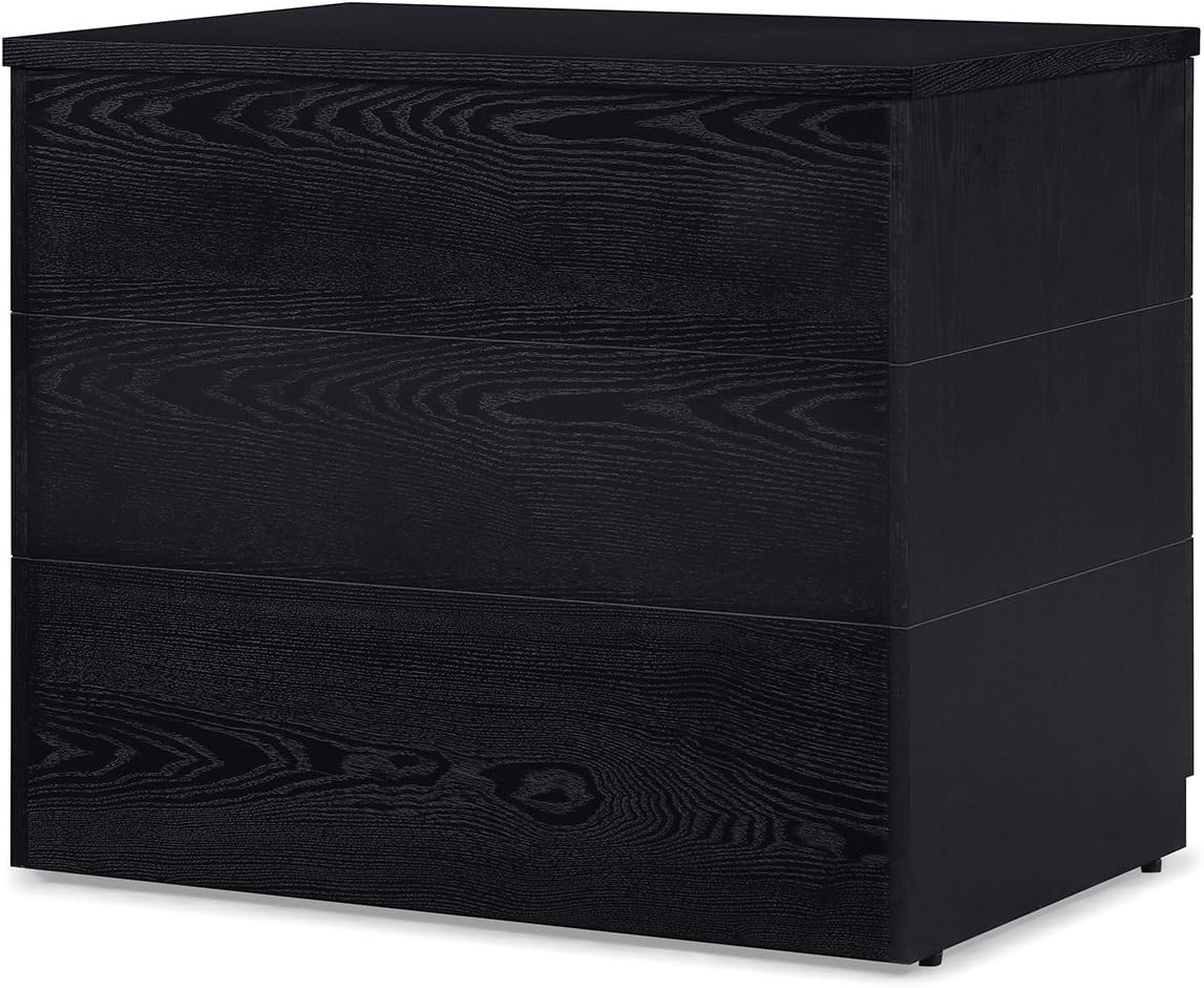Black Oak 2 Door Storage Printer Cabinet X112877