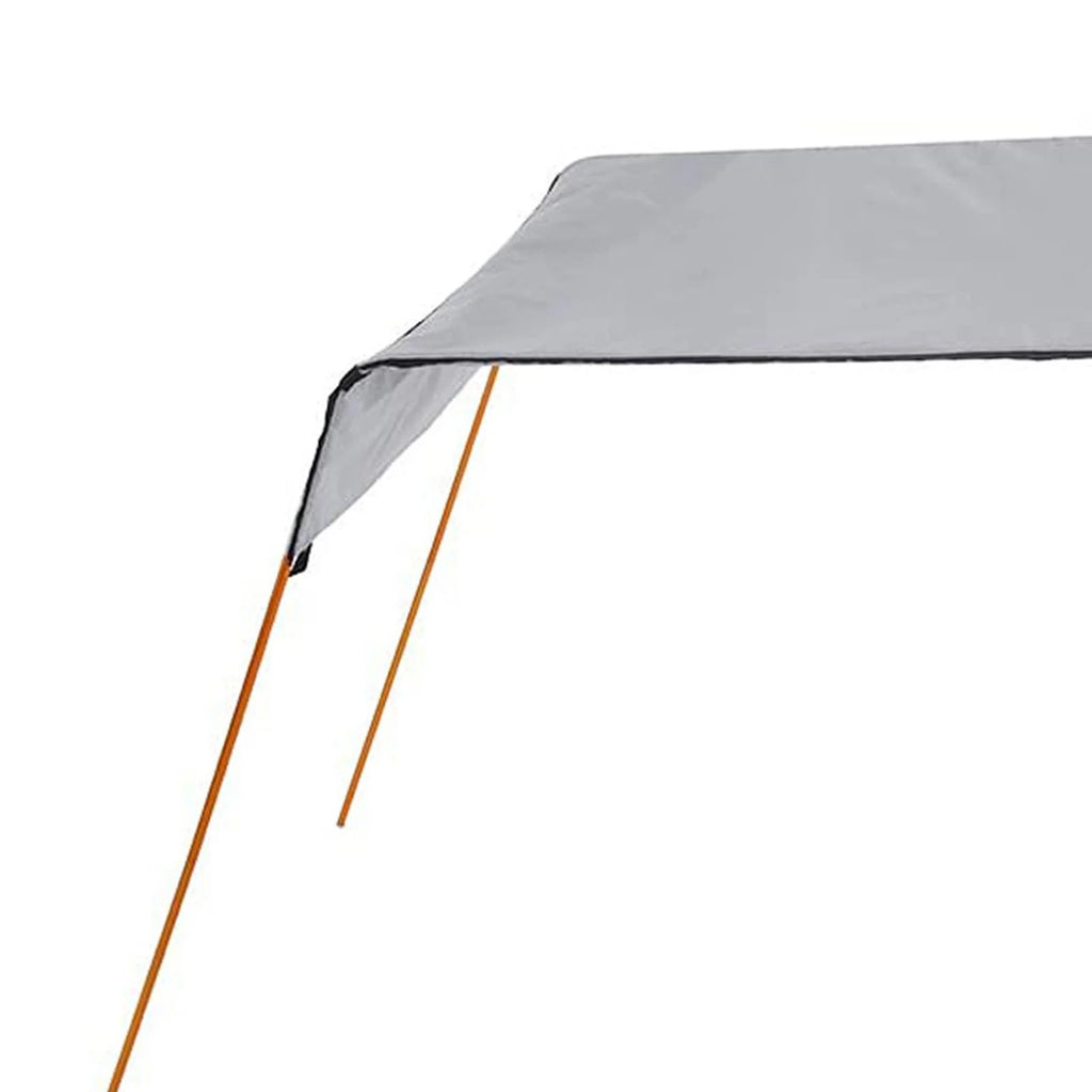 Gray Waterproof Oxford Cloth Canoe Sun Shade Canopy Q734712