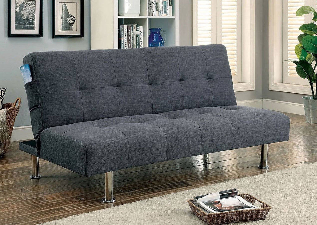 Gray Futon Sofa E1169