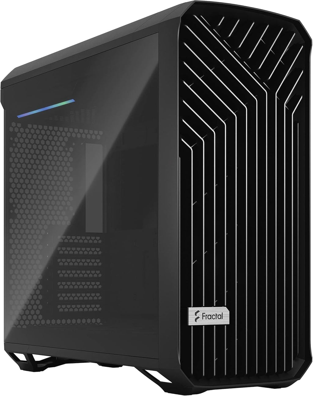 Gray Mid Tower Computer Case H5241