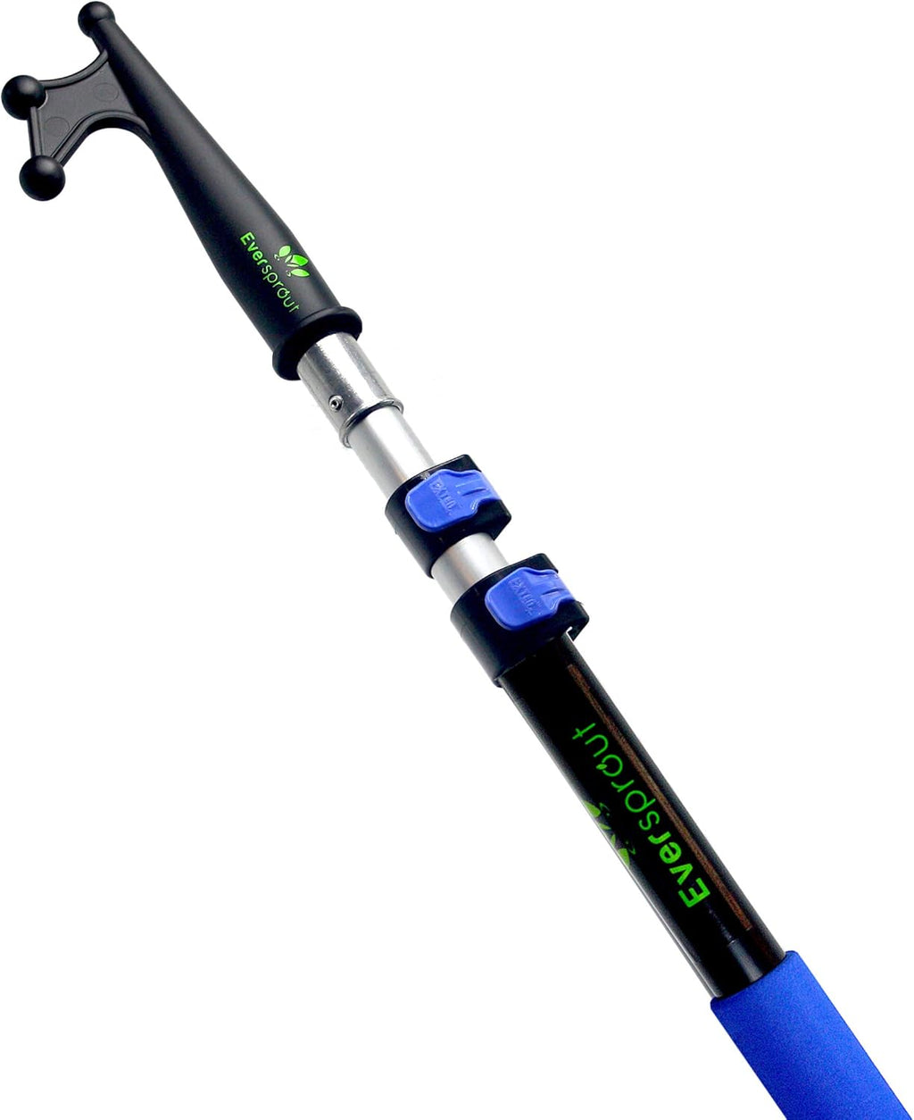 Telescopic Boat Hook, Floating, Heavy-Duty, Non-Slip EVA Foam Hand Grips, Rust-Resistant Aluminum, 3-Stage Pole, Pack of 2 O170657