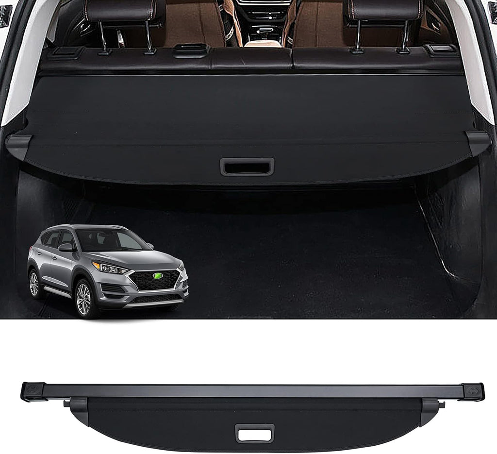 Cargo Cover Trunk Security Shade Black I4427